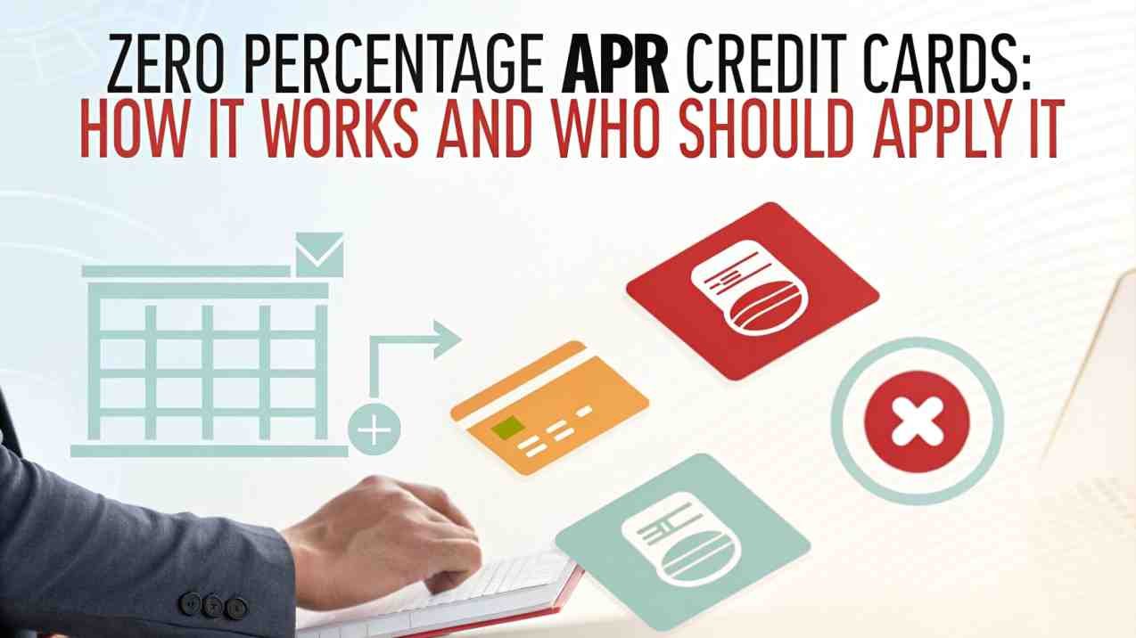 Zero Percentage APR Credit Cards: How it works and who should apply it